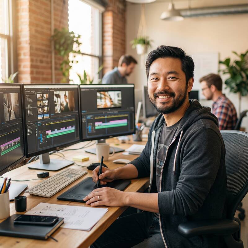 蘑菇视频后期总监